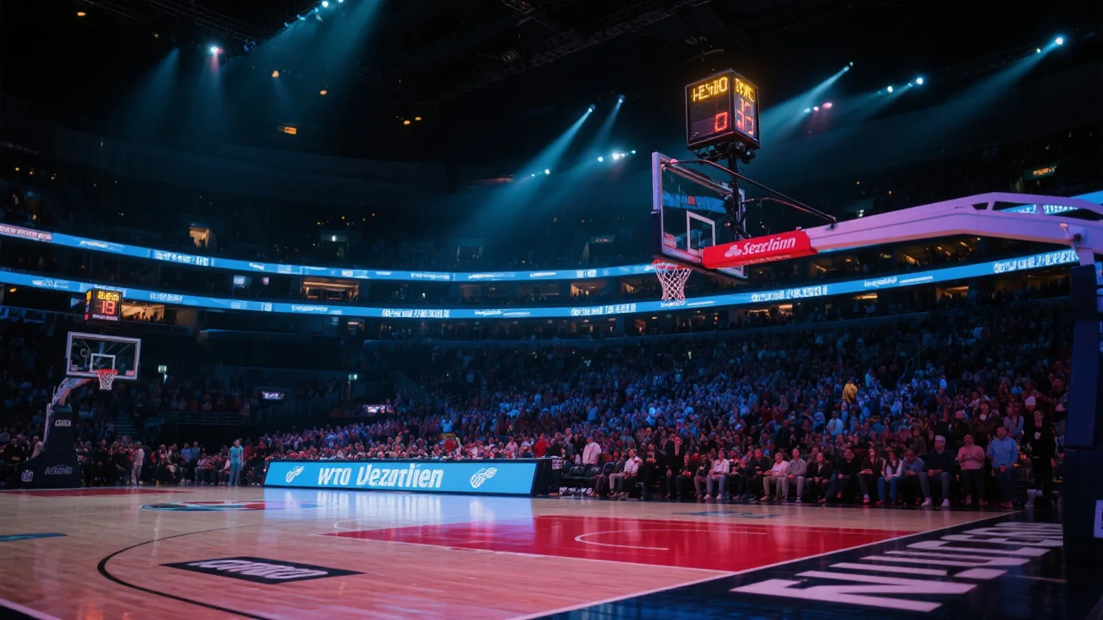 体育竞技场视觉背景